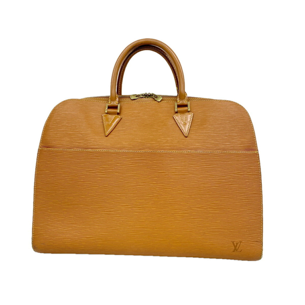 Louis Vuitton Epi Sorbonne Handbag M54518 Zipang Gold (Women's)